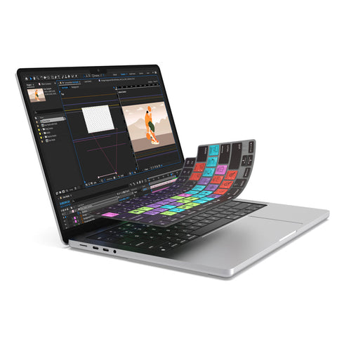 JCPal VerSkin Adobe After Effects Shortcuts Keyboard Protector for MacBook JCP2470